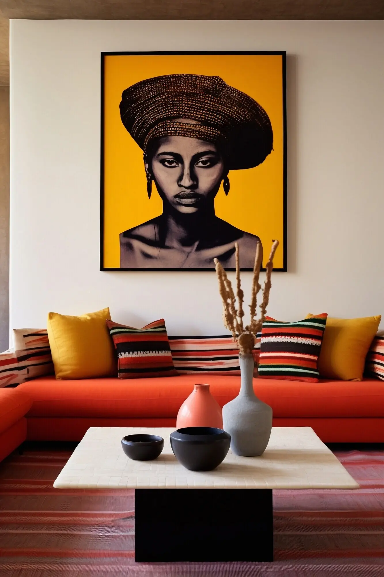 Von mexikanischer Folklore inspirierte Innenraumdekoration